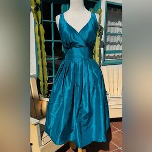 Stunning Retro Teal Party Dress by RetroSpec'd